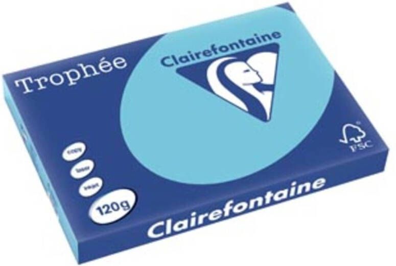 OfficeTown Clairefontaine Trophée Pastel A3 helblauw 120 g 250 vel