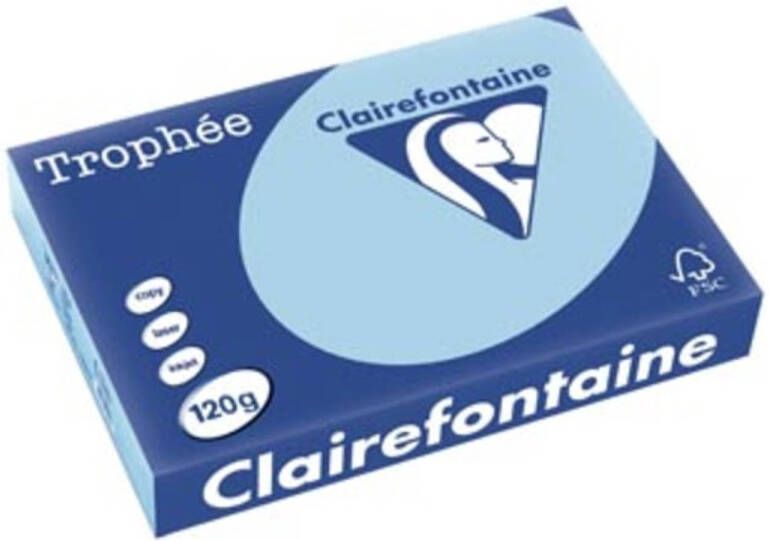 OfficeTown Clairefontaine Trophée Pastel A4 blauw 120 g 250 vel