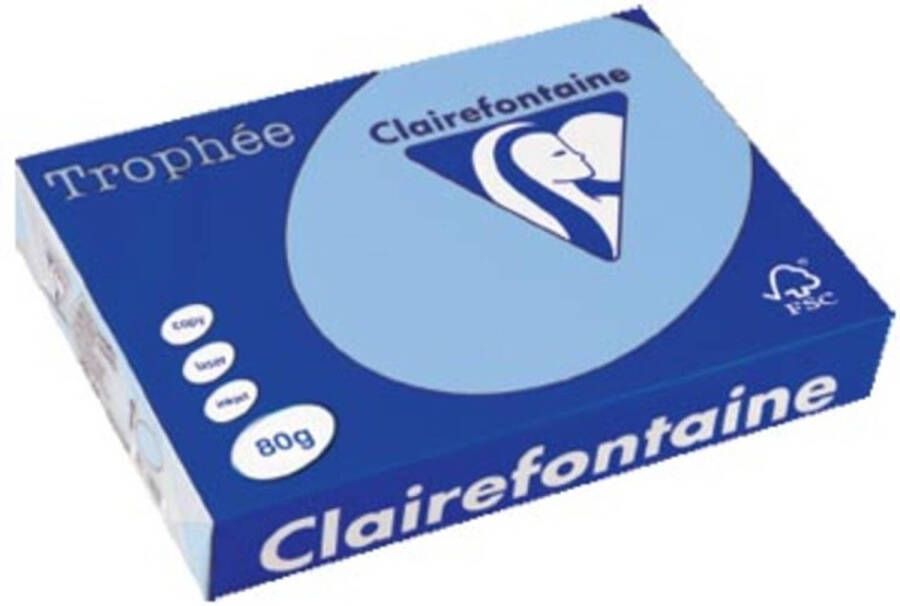 OfficeTown Clairefontaine Trophée Pastel A4 helblauw 80 g 500 vel