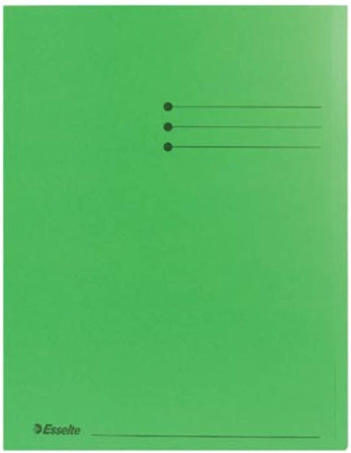 OfficeTown Esselte dossiermap groen pak van 100 stuks