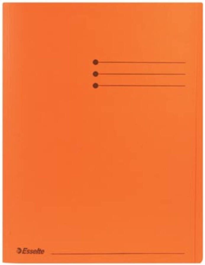 OfficeTown Esselte dossiermap oranje pak van 100 stuks