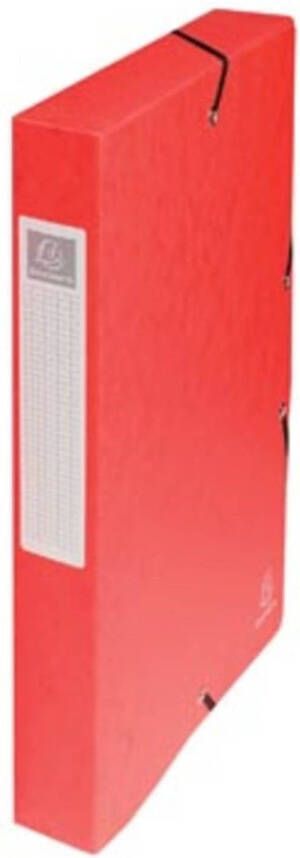 OfficeTown Exacompta elastobox Exabox rood rug van 4 cm