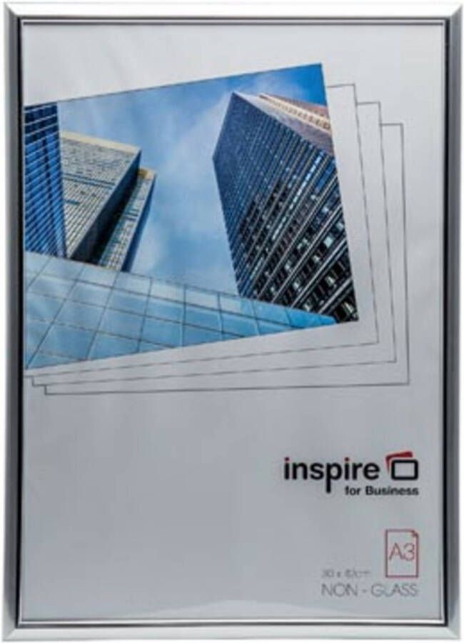 OfficeTown Inspire for Business fotokader Easyloader zilver ft A3