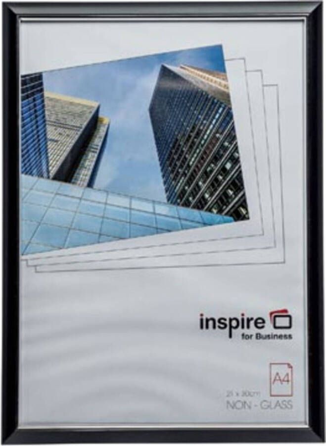 OfficeTown Inspire for Business fotokader Easyloader zwart ft A4