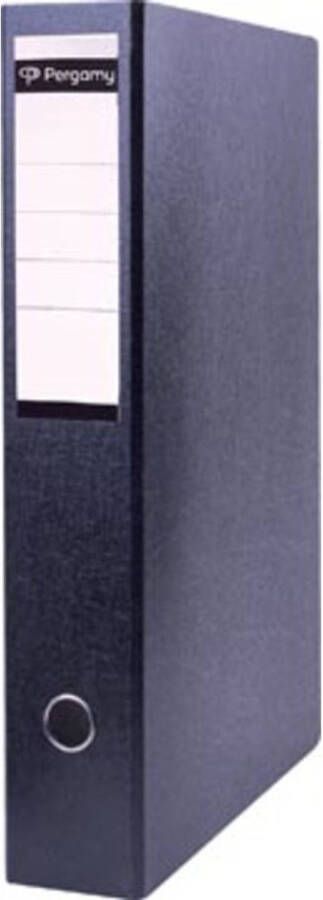 OfficeTown Pergamy ordner uit karton voor ft A3 staand rug van 8 cm zwart