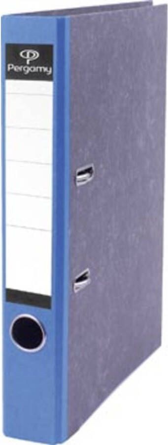 OfficeTown Pergamy ordner voor ft A4 uit karton rug van 5 cm gewolkt blauw