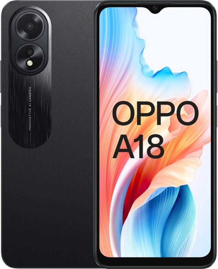 Oppo A18 128GB Glowing Black | Android smartphones | Telefonie&Tablet Smartphones | 6932169340083