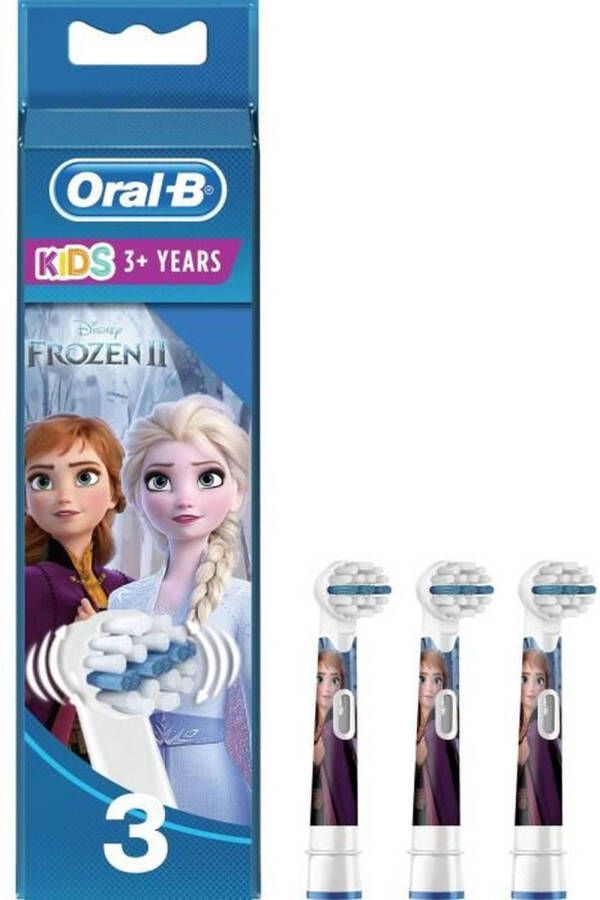 Oral-B 80352082 Disney Frozen 2 vervangende opzetborstels voor elektrische tandenborstel voor kinderen 3 stuks