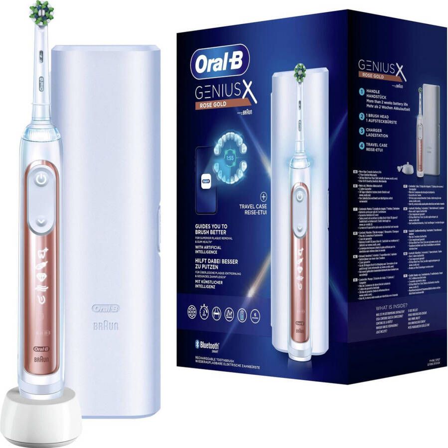 Oral B Oral-B Genius X Elektrische Tandenborstel Rosegold