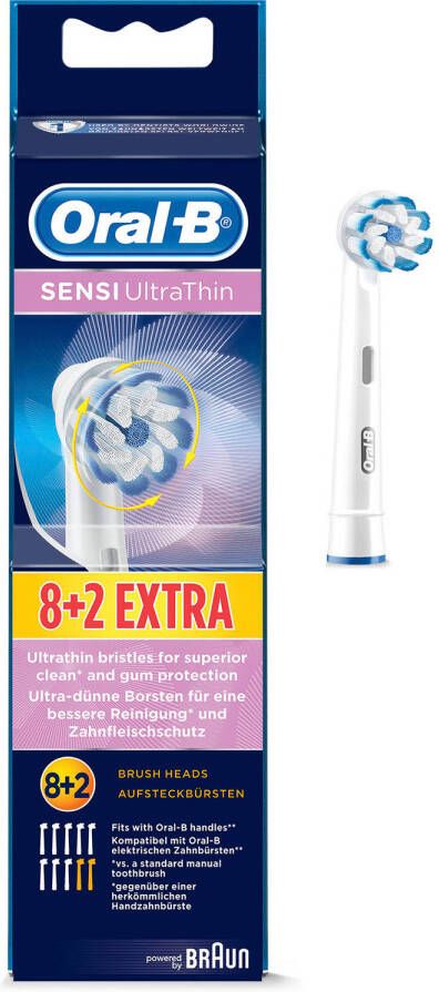 Oral-B opzetborstels Sensi Ultrathin 8+2 stuks
