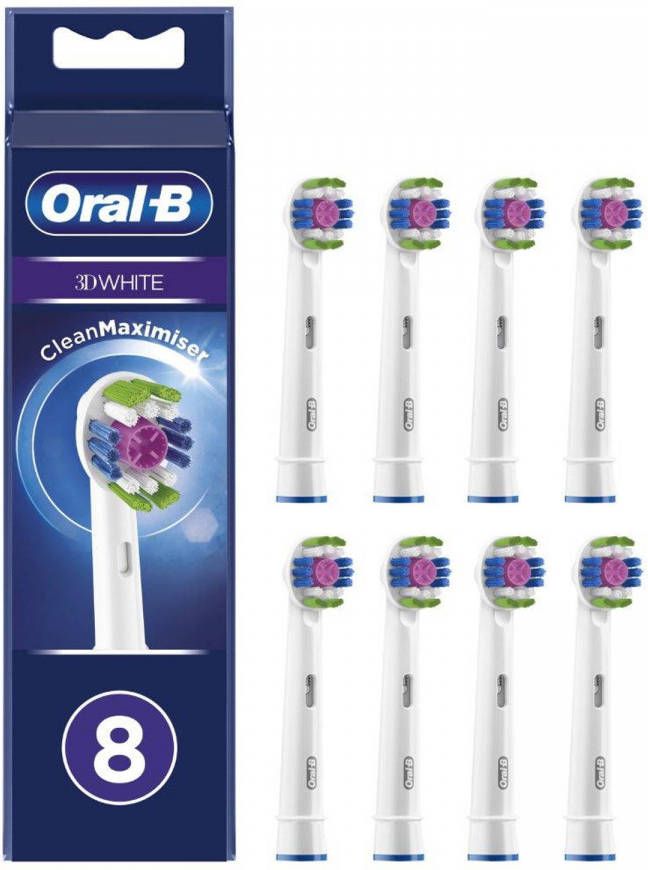 Oral-B 3D White opzetborstels (8 stuks)