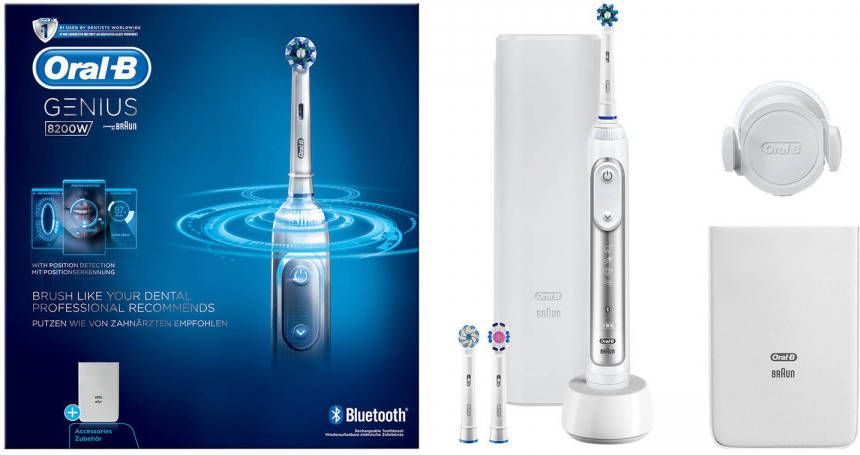 Oral-B elektrische tandenborstel Genius 8200W Silver