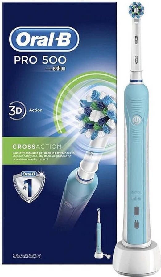 Oral-B Pro 500 Elektrische Tandenborstel Blauw