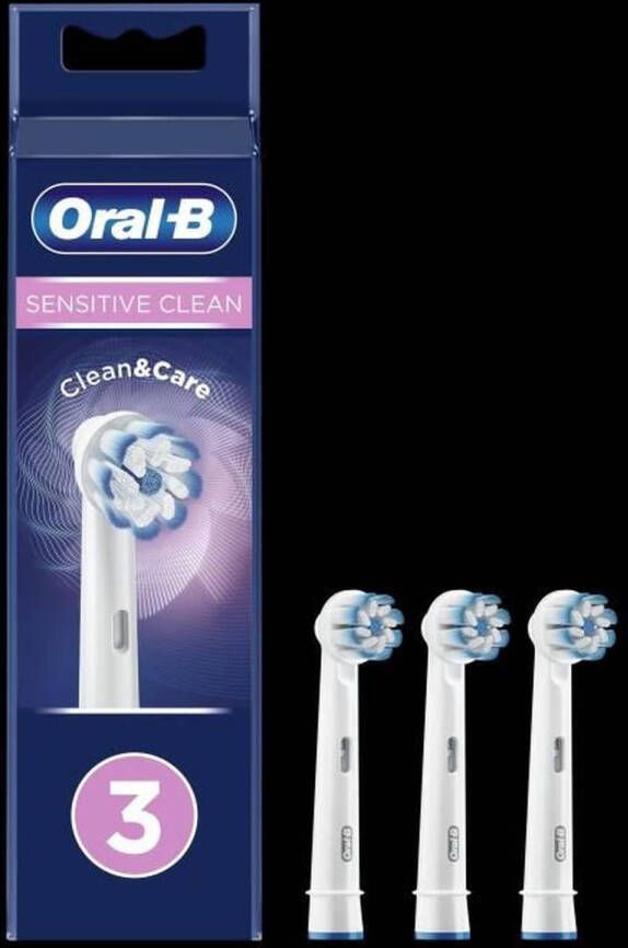 Oral-B Sensitive Clean vervangende opzetborstel 3 stuks