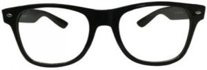 Orange85 Bril Zonder Sterkte Zwart Nerdbril Inclusief Hoesje Zwarte Bril