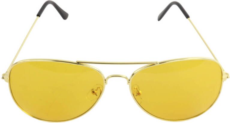 Orange85 Nachtbril Pilotenbril Unisex Verbetert contrast Goud Zonnebrillen