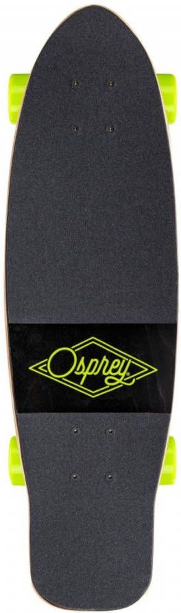 Osprey skateboard Overturn Cruiser 70 cm hout aluminium zwart