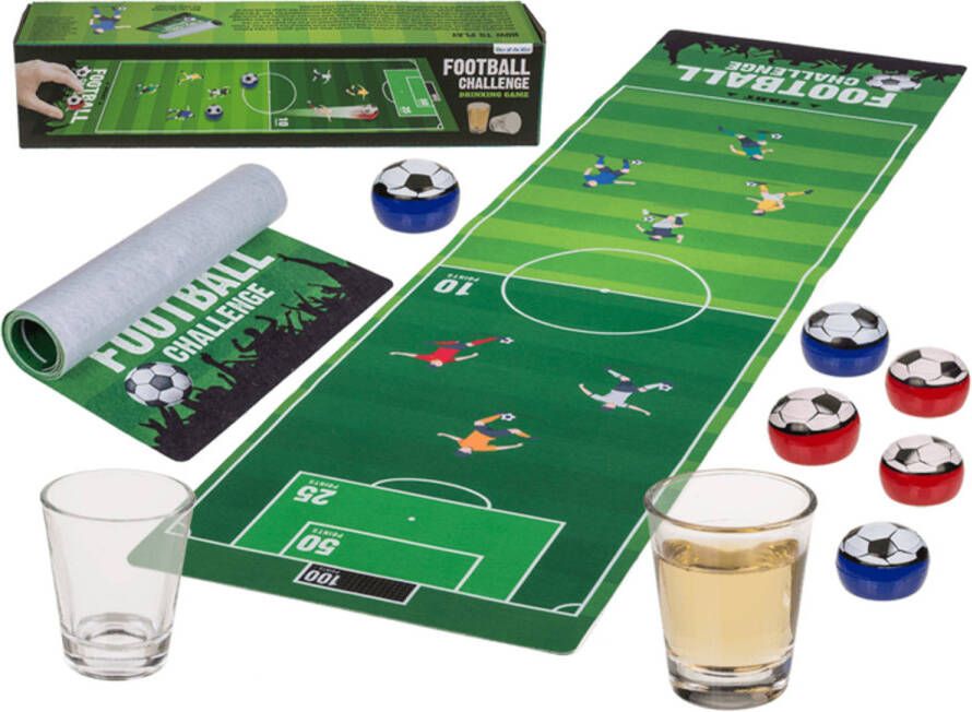 Out of the Blue Sport Drankspel Met Shotglaasjes Voetbal