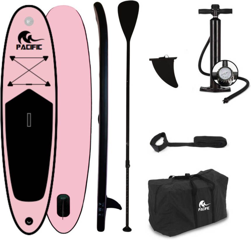 Pacific Special Edition Sup Board Extra Stevig 285 cm 6 Delig Roze