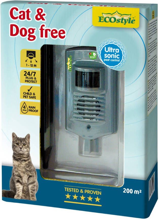 ECOstyle Cat & Dog free 200 m² Tegen honden en katten 200 m² doos 1 stuk