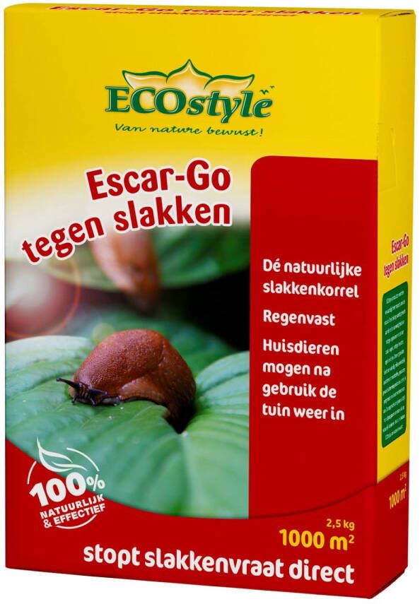 Ecostyle Escar-go Bestrijdingsmiddel Tegen Slakken 1000m² 2 5kg