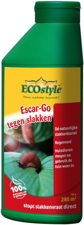 Ecostyle Escar-go Bestrijdingsmiddel Tegen Slakken 280m² 700gr