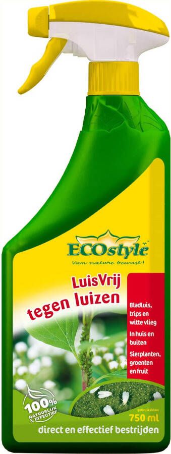 ECOstyle LuisVrij gebruiksklaar Tegen luizen kant-en-klare vloeistof 750 ml