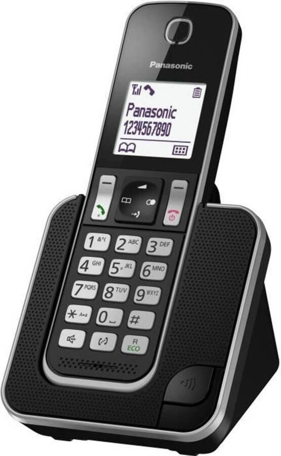 Panasonic kx-tgd310fr digitale draadloze telefoon zwart