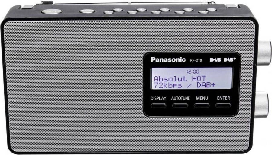Panasonic RF-D10EG-K Portable Radio DAB+ RDS | Radio s | Beeld&Geluid Audio | RF-D10EG-K