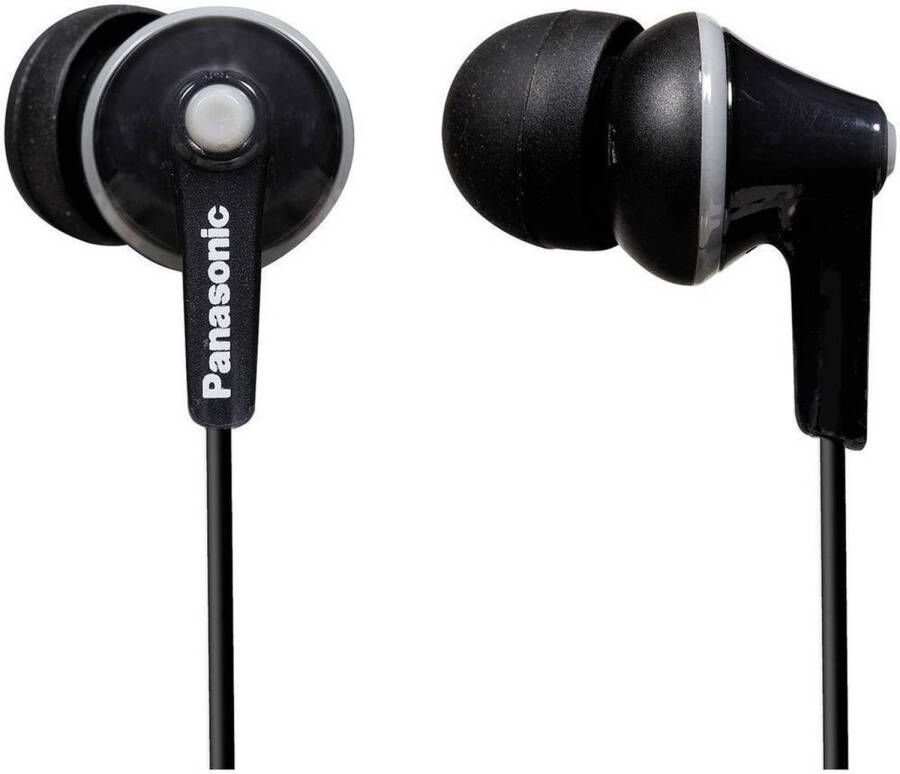 Panasonic RP HJE125E-K Ergofit headphones in-ear zwart