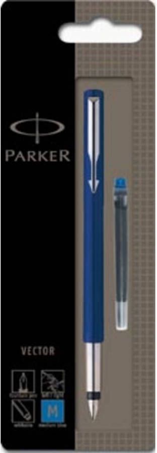 Parker Vector vulpen blauw op blister