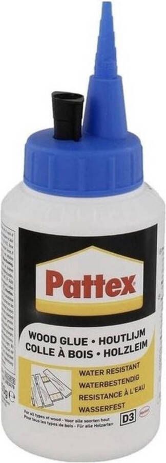 Pattex Houtlijm 250 gram Houtlijm Witte houtlijm Discountershop Aanbrengen Hout Vochtbestendig Glue Wood glue