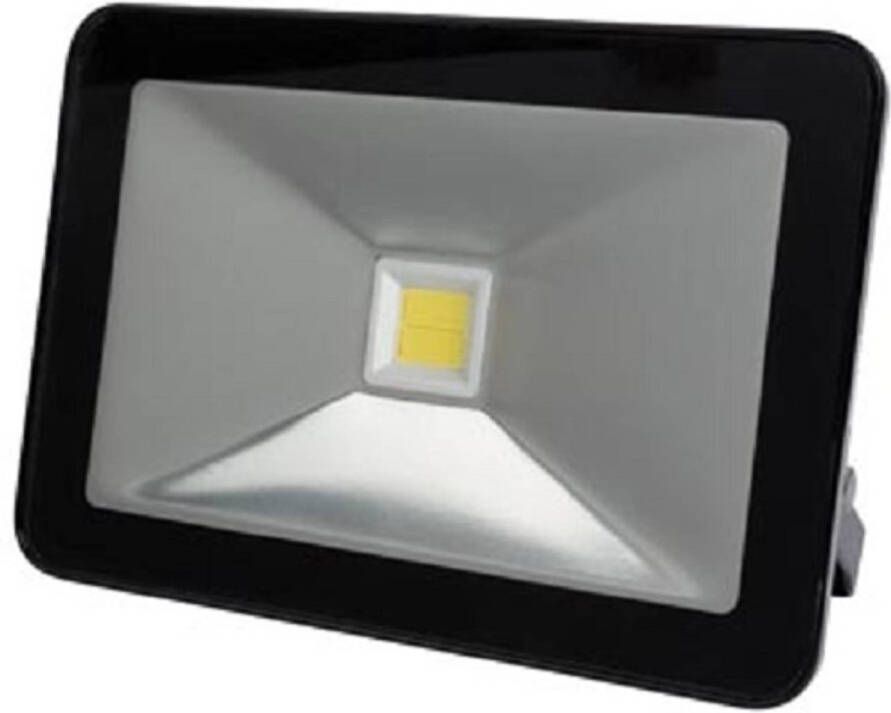 Perel Led-schijnwerper 20 W 2050 Lm 18 X 3 X 12.6 Cm Ip65 Zwart Aluminium