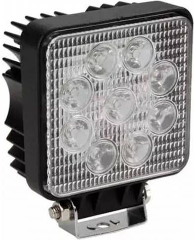 Perel Led-schijnwerper 27 W 1800 Lm 10.8 X 5.9 X 13.5cm Zwart Aluminium