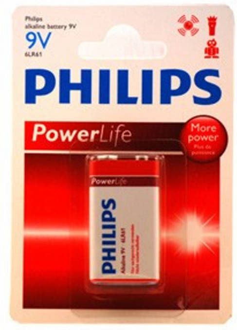 Philips 9v Alkaline Batterij 6lr61