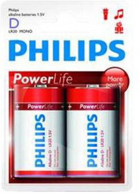 Philips 2 X D batterij