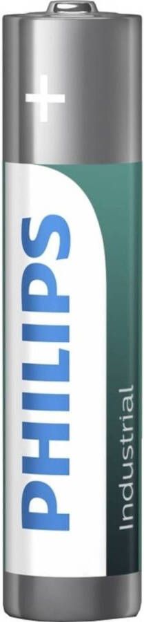 Philips batterijen AA Industrial zilver groen 10 stuks