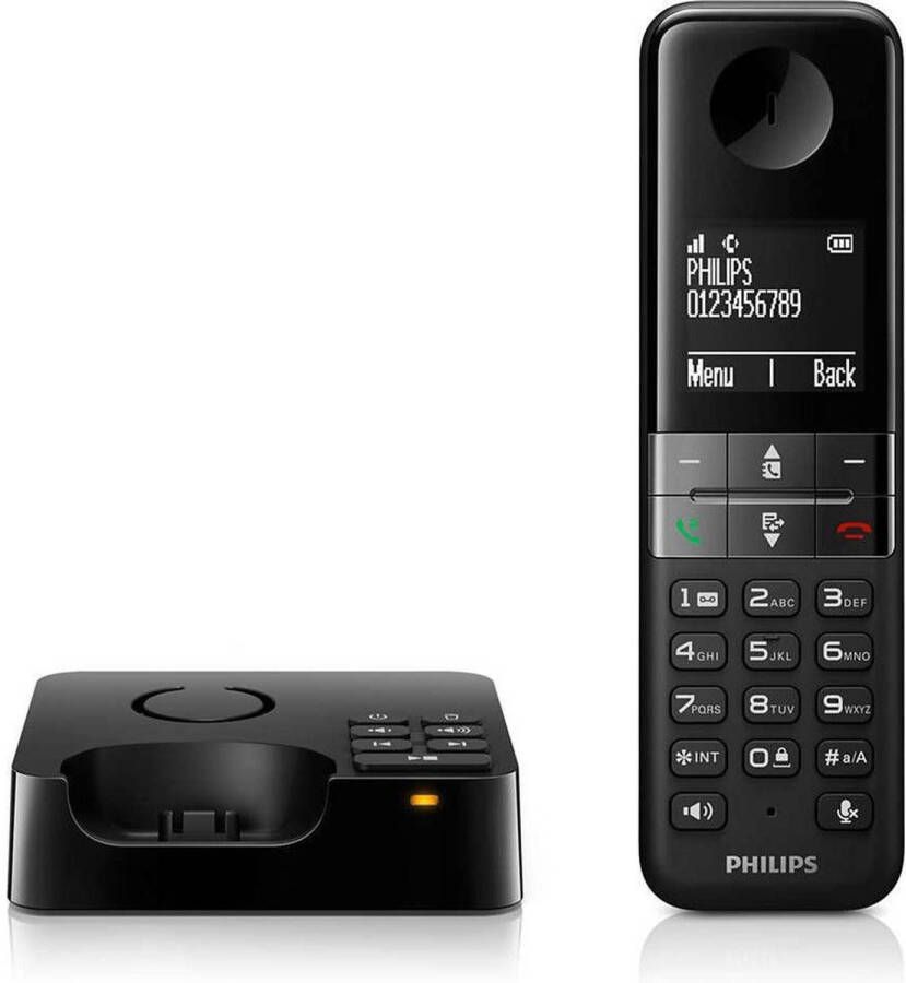 Philips D4751B Draadloze vaste telefoon met antwoordapparaat