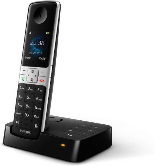 Philips DECT Telefoon D6351B Huistelefoon 1 Handset Plug & Play Zwart