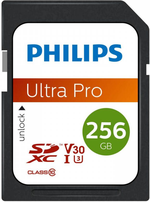 Philips FM25SD65B SDXC kaart 256GB Class 10 UHS-I U3