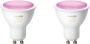 Philips HUE LED Spot GU10 White and Color Ambiance Bluetooth Duo Pack - Thumbnail 2