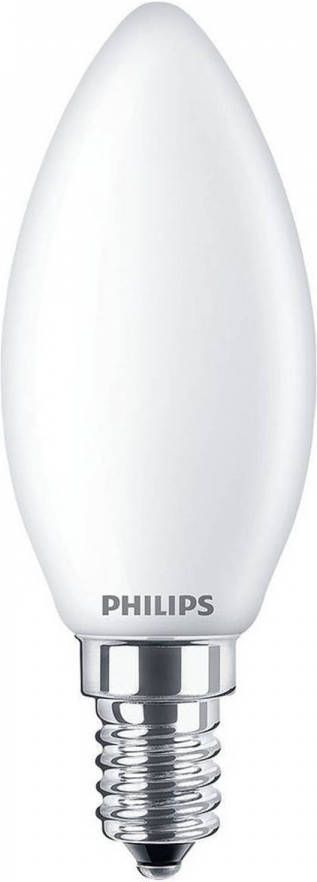 Philips LED lamp E14 4 3W 470Lm kaars mat