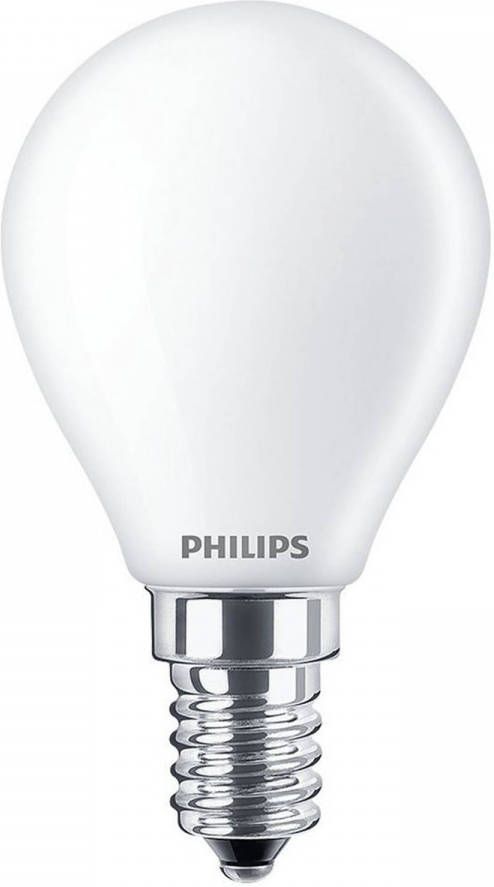 Philips LED lamp E14 6 5W 806Lm kogel mat