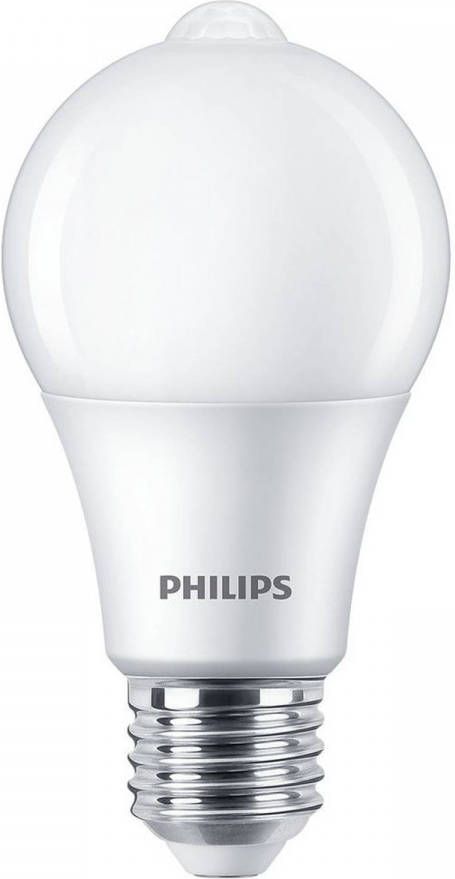 Philips led lamp E27 60W 806LM peer mat + sensor