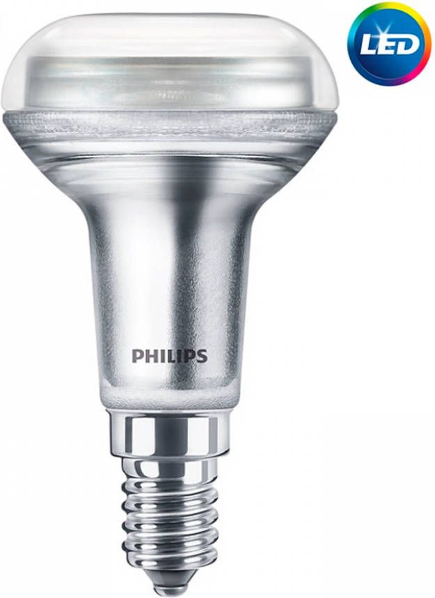 Philips Corepro Ledspot E14 R50 4.3w 320lm 36d 827 Zeer Warm Wit | Dimbaar Vervangt 60w