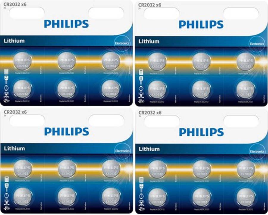 Philips Lithium CR2032 24 pack