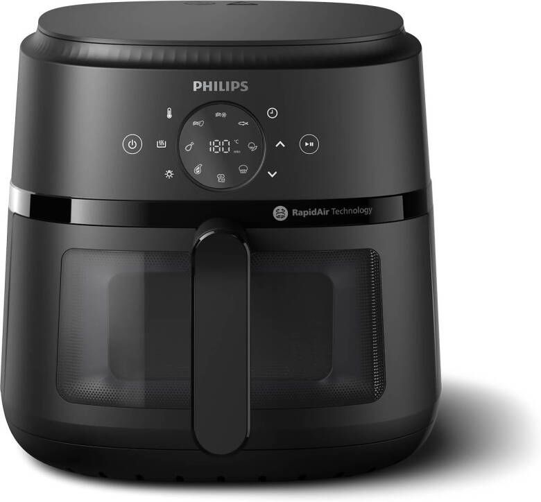 Philips 2000 Series Airfryer NA230 00 Kookvenster 6.2 L Zwart