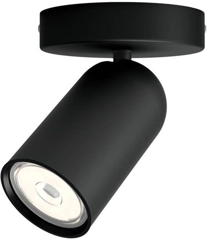 Philips Pongee Single Spot Black 1xnw 230v