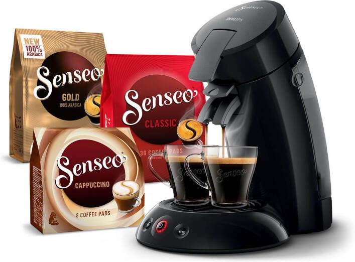 Philips Senseo Original koffiepadmachine HD6553 67 bundel zwart