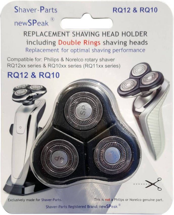 Merkloos Shaver Parts Scheerhoofd Voor Philips RQ10 11 12